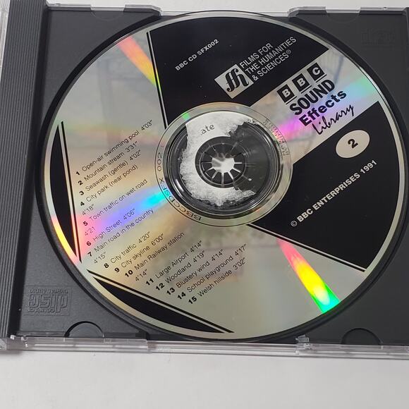 BBC Sound Effects Library Exterior Atmospheres Disc 2  CD 1991 - Picture 3 of 3